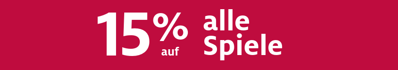 15% auf Spiele